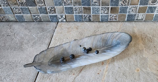 Feather Trinket Resin Dish (Copy)